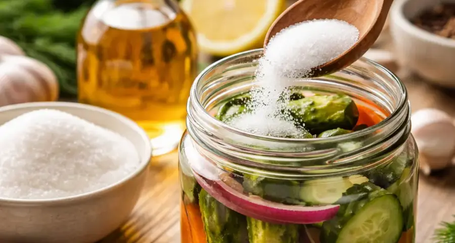 The Role of Sugar in Pickling : Sweetener, Balancer, Preserver