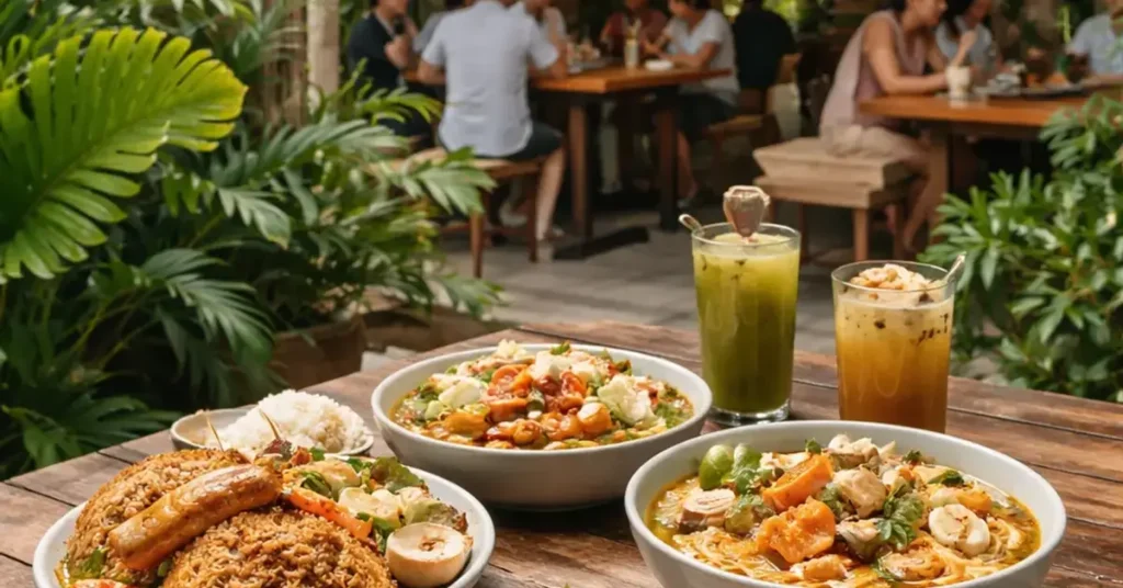 Warung Vegetarian Somayoga, plant-based flavour review Yogyakarta