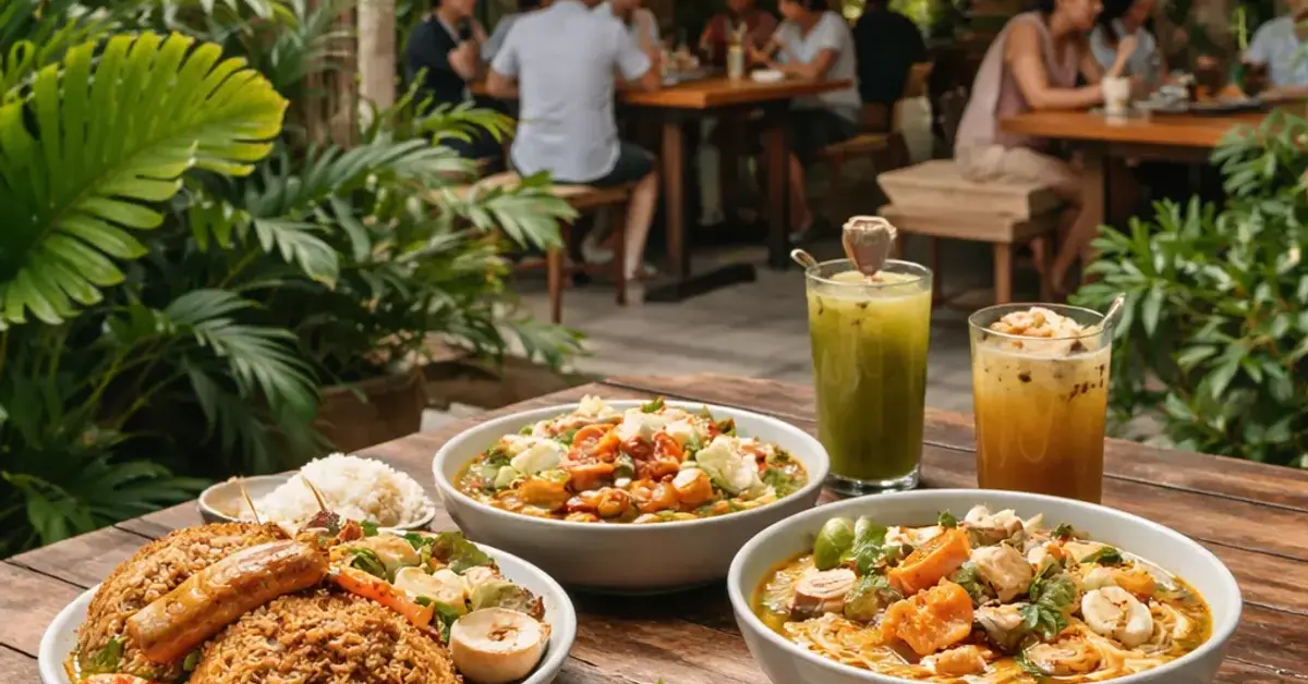 Warung Vegetarian Somayoga, plant-based flavour review Yogyakarta