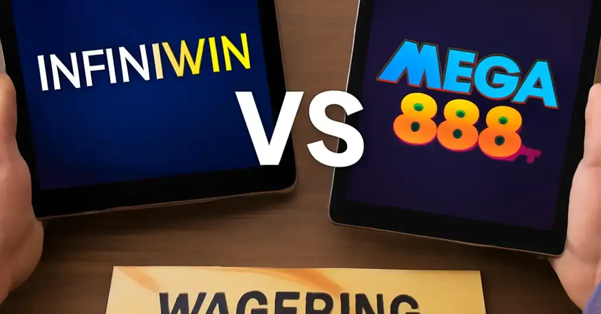 Infiniwin VS MEGA888 Which One Has Lower Wagering Requirements, Infiniwin VS MEGA888 wagering requirements, lower wagering requirements Infiniwin MEGA888