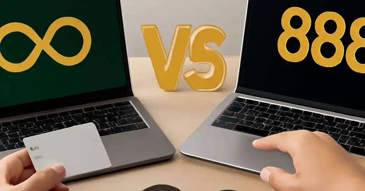 nfiniwin VS 888 Casino Which One Offers More Payment Methods